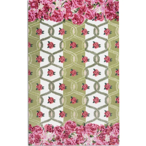 Really Rosy Rug - 5' X 8'