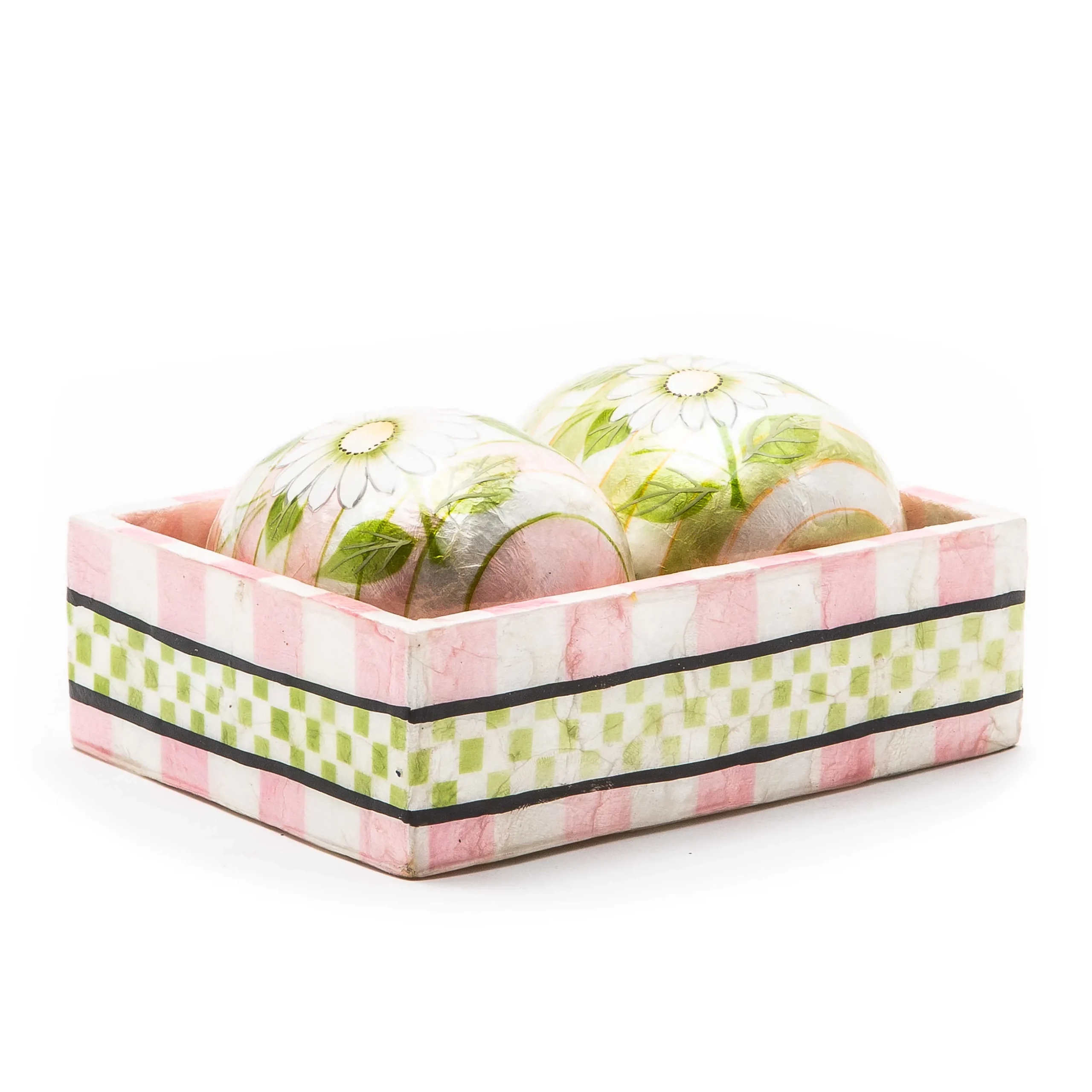 Rose Garden Daisy Egg Tray