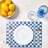 Royal Check Cork Back Placemats - Set Of 4