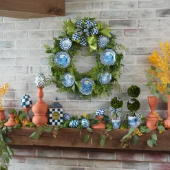 Royal Check Desk Clock