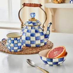 Royal Check Enamel Everyday Bowl