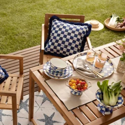 Royal Check Enamel Everyday Bowl