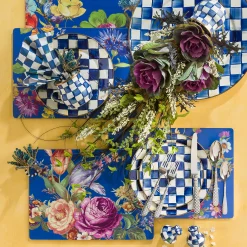 Royal Check Enamel Mug