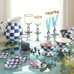 Royal Check Enamel Pitcher