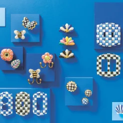 Royal Check Enamel Switch Plate - Single Rocker