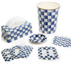 Royal Check Enamel Switch Plate - Single Rocker