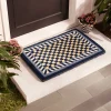 Royal Check Entrance Mat