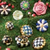 Royal Check Round Knob