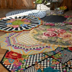 Royal Check Rug - 6' Round