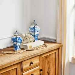 Royal Toile Ginger Jar - Small