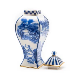 Royal Toile Ginger Jar - Small