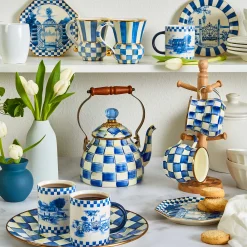 Royal Toile Mugs - Set Of 4