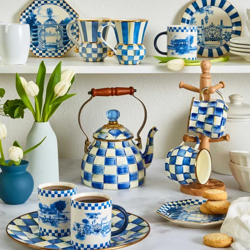 Royal Toile Mugs - Set Of 4