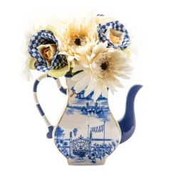 Royal Toile Teapot Vase