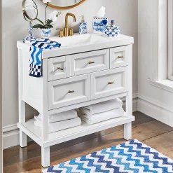 Royal Toile Tissue Holder