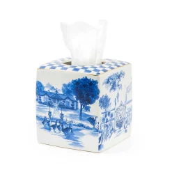 Royal Toile Tissue Holder