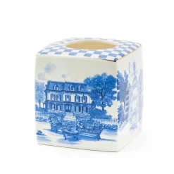 Royal Toile Tissue Holder