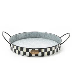 Spectator Galvanized Serving Trays - Set Of 2