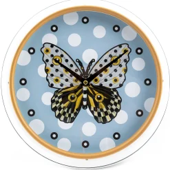 Spot On Butterfly Wall Clock