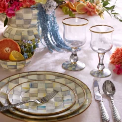 Sterling Check Enamel Everyday Bowl