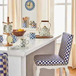 Sterling Check Enamel Mug