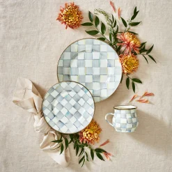 Sterling Check Enamel Mug