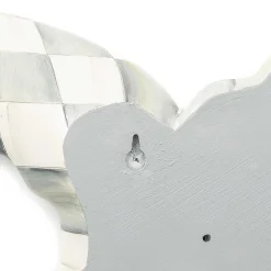 Sterling Check Swallowtail Wall Decor