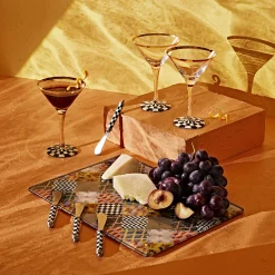 Supper Club Spreaders Set - Courtly Check