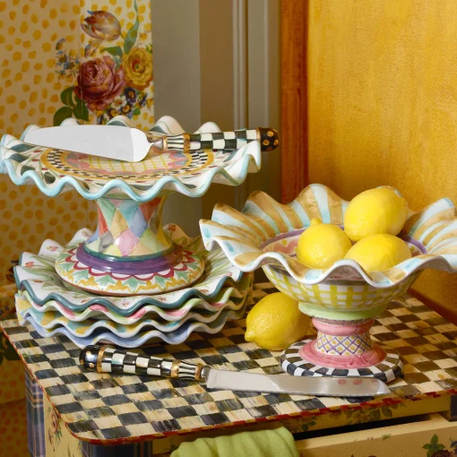 Taylor Fluted Rim Compote - Odd Fellows