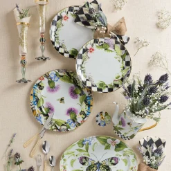 Thistle & Bee Dinner Plate - Garland