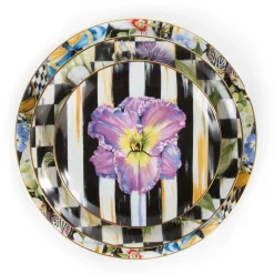 Thistle & Bee Salad Plate - Iris