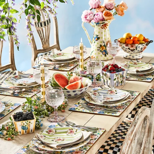 Wildflowers Cork Back Placemats - Set Of 4
