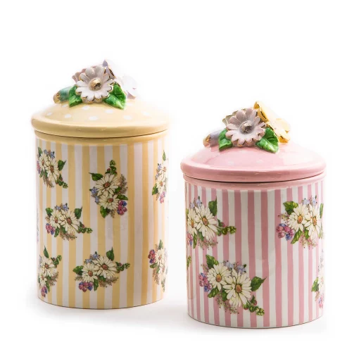 Wildflowers Large Canister - Yellow
