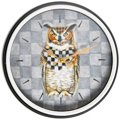 Woodland Owl Wall Clock